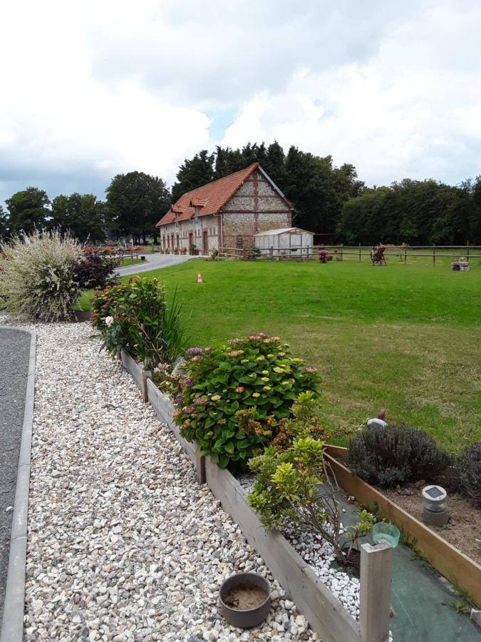 La Grange Aux Hortensias Thiergeville Exteriör bild