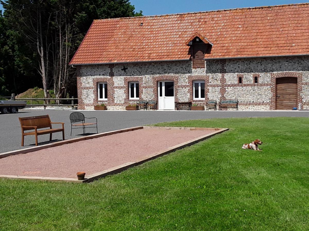 La Grange Aux Hortensias Thiergeville Exteriör bild